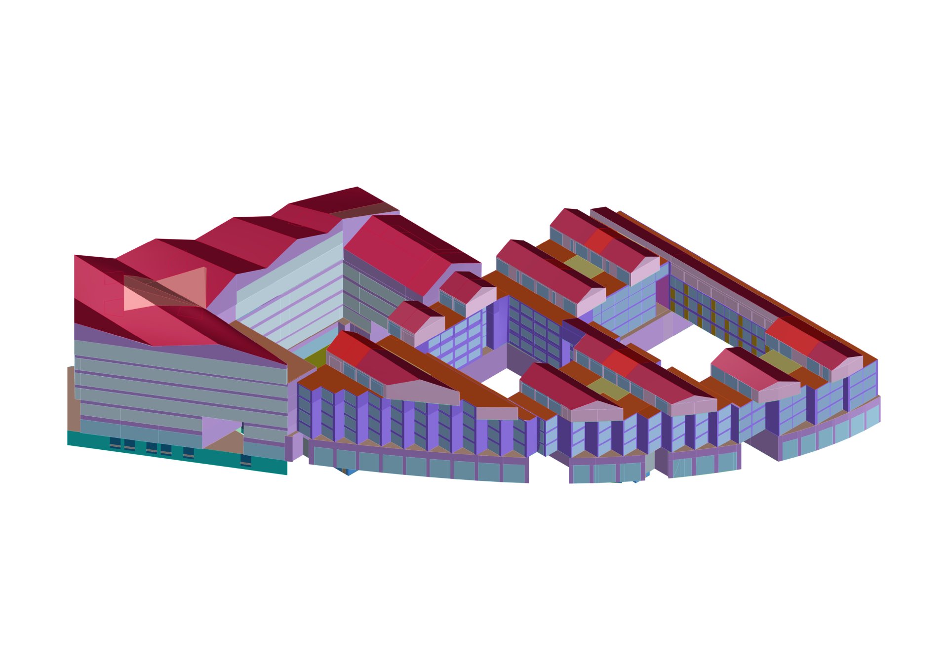 3D model of the thermal building envelope